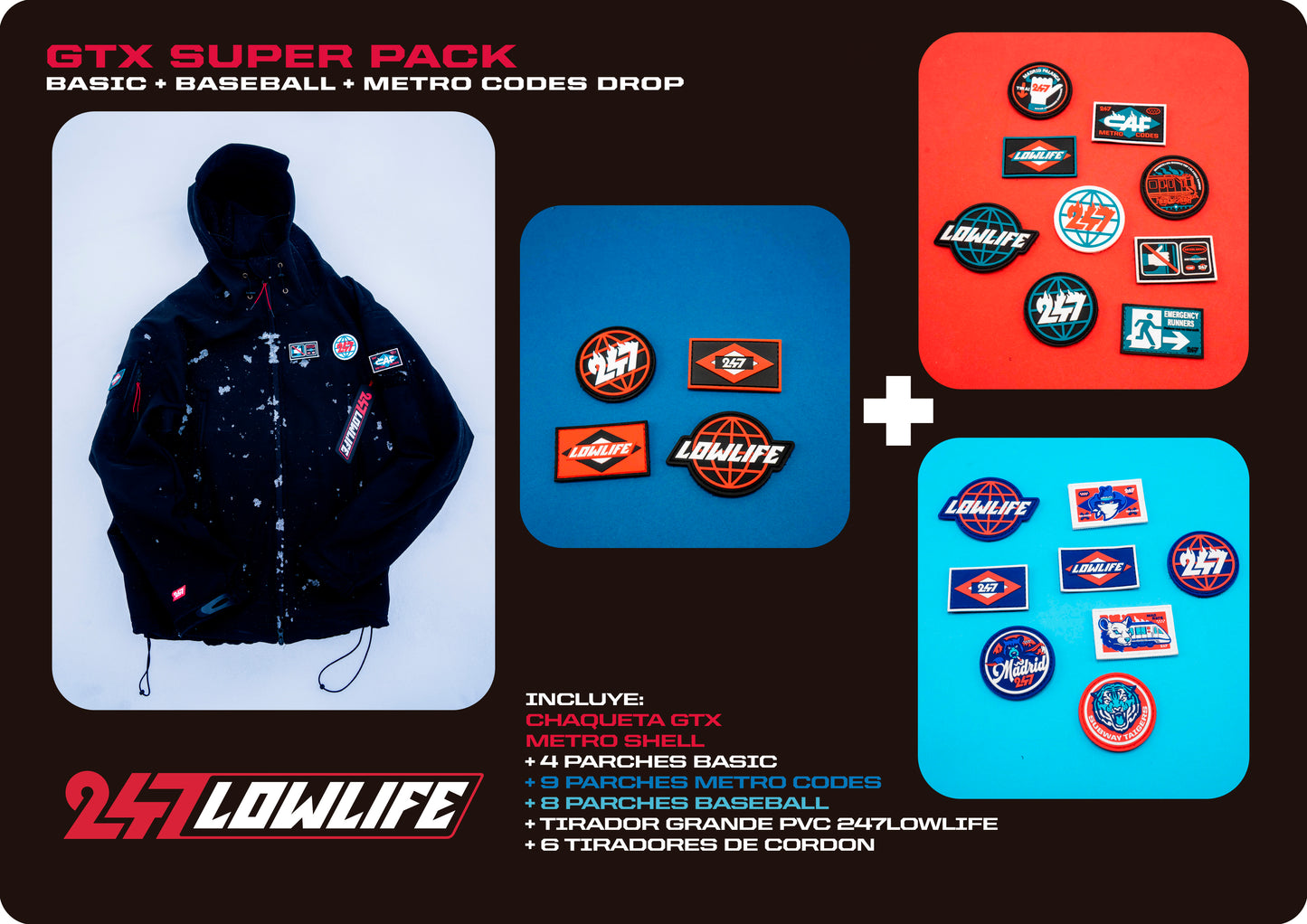 CHAQUETA GTX METRO SHELL SUPER PACK