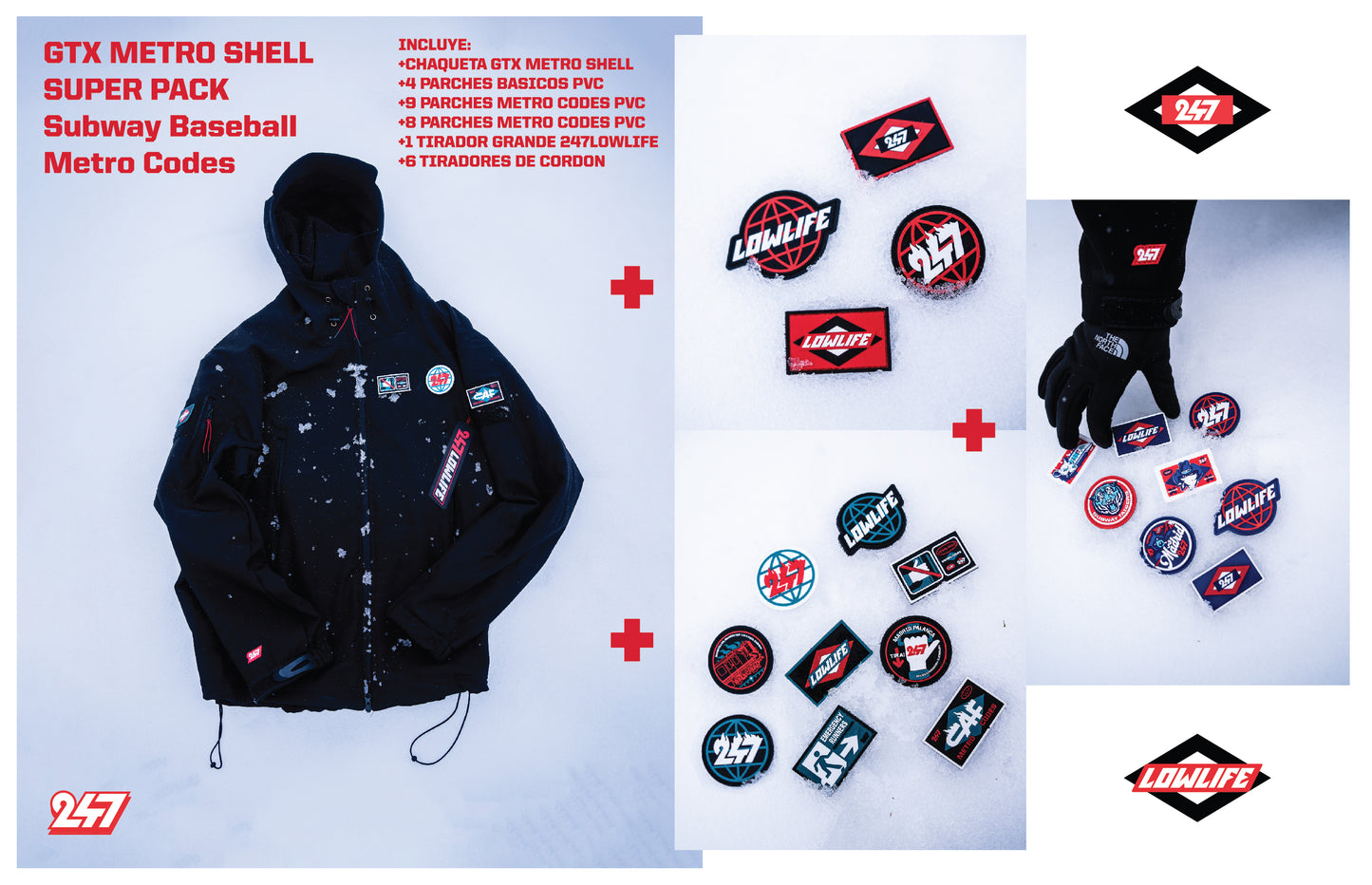 CHAQUETA GTX METRO SHELL SUPER PACK